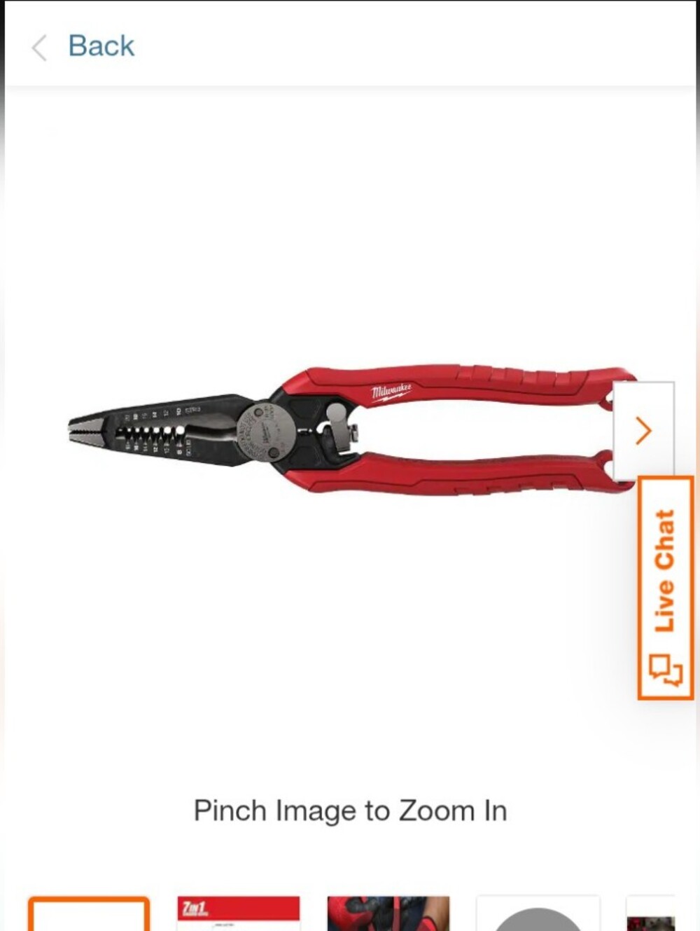 Milwaukee 7-in-1 Red Multi-Tool Pliers-Wire Strippers-NIB